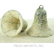 Sisal Bell Natural with silver