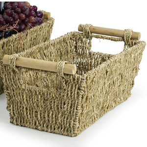 Rope Rectangle TRAY Cutout handle