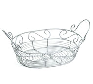 Wire Oval Bowl - Si...