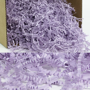 10 lbs. Crinkle Cut Paper Shred - Lilac