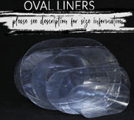 12"  Oval Plastic Liner