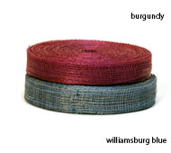 1" Sinamay   Ribbon Williamsburg