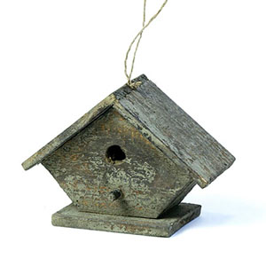 Wooden Bird House Small