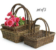 Dark Willow Rectangle Basket