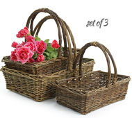Dark Willow Rectangle Basket