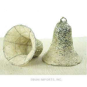 Sisal Bell Natural with silver