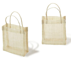 Sinamay Tote Bag Natural 5 x 6