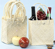 7x8  Palm Leaf Tote Bag