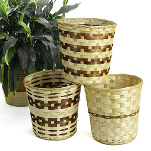 Bamboo Pot Cover for 8" pot