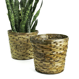 Rattan POT COVER  for 10" Pot (12" Round)