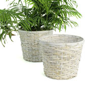 Rattan Pot Cover for 10" Pot (12" Round)