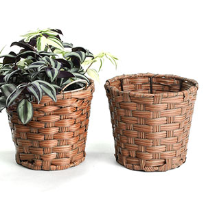 Woven Nylon Pot Cover for 6" pot