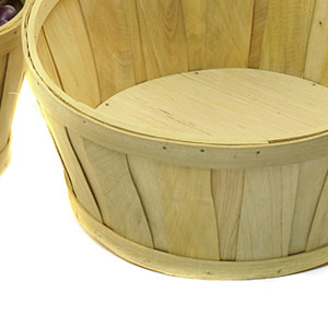 12" Woodchip Round Bowl