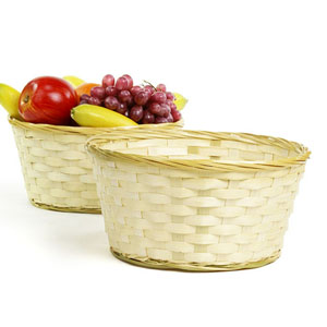 10" Natural Bamboo Bowl