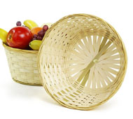 10" Natural Bamboo Bowl