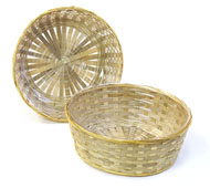 12" Natural Bamboo Bowl