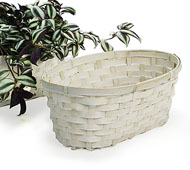 14" Bamboo Double Planter