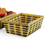 Woodchip Rectangle Tray 2-tone