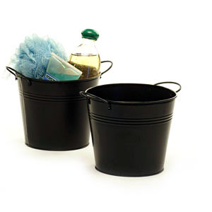 6.5" Tin Pot Black