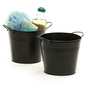 6.5" Tin Pot Black