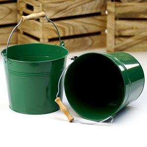 8.5" Pail Green