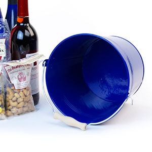 8.5" Pail Royal Blue-Distressed