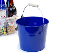 8.5" Pail Royal Blue-Distressed