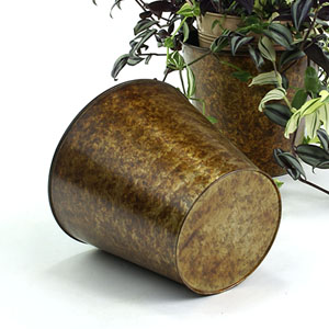 Aged Copper Tin Pot Cover