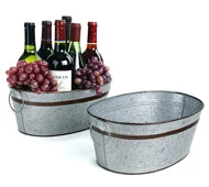 Galvanized Oval Tub...