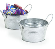 5" Mini Galvanized Tub