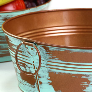 10" Tub Verdigris/Copper