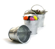 2.5" mini Galvanized Pail