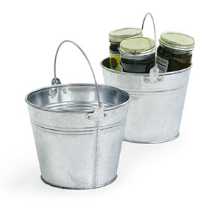 6" Galvanized Pail