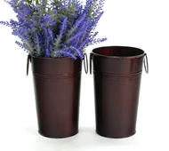 5.5" French Bucket Burgundy