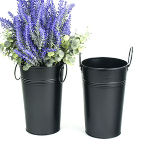 French Bucket Painted Black