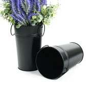 French Bucket Painted Black