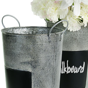 French Bucket Vintage with Chalk Board