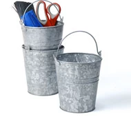 5" Galvanized Pail wash