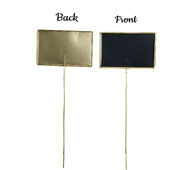 Tin Chalkboard Pick Gold Plated Finish 12"