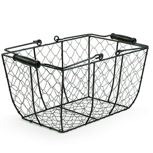 Chicken Wire Rectangular Shop Black 