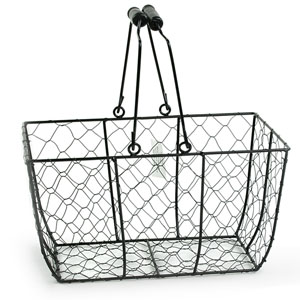 Chicken Wire Rectangular Shop Black 