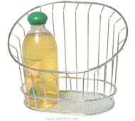 Chrome Wire Wall Basket