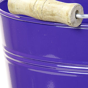 8.5" Pail Purple-Distressed